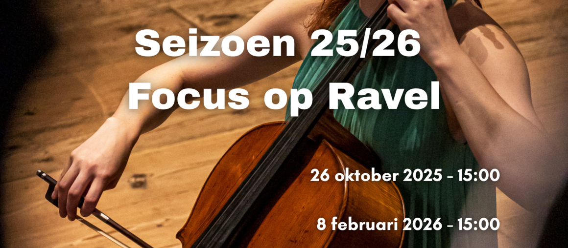 Korting op kaartjes Focus Concertserie 25/26